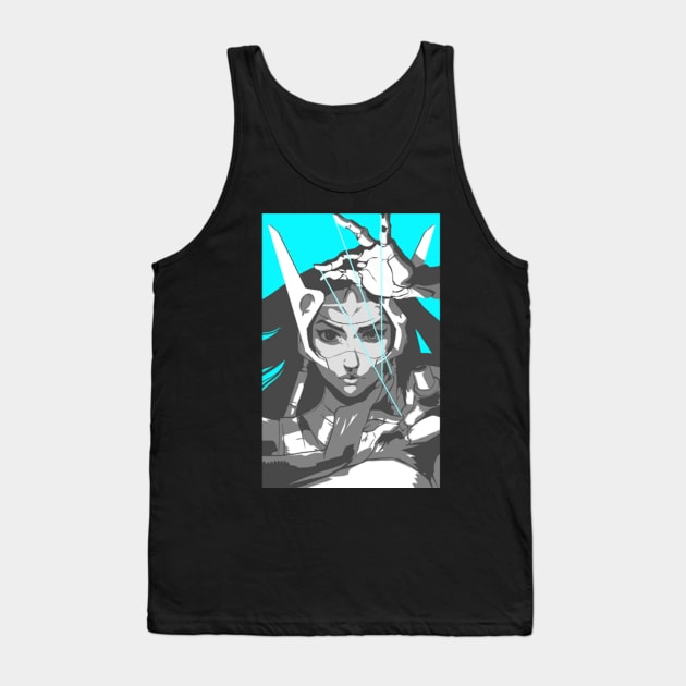 Symmetra Lines Tank Top by Jahdoll